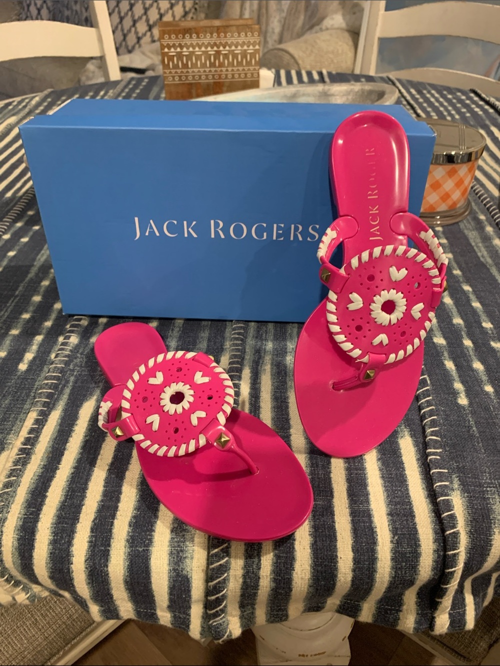Jack Rogers jelly sandals